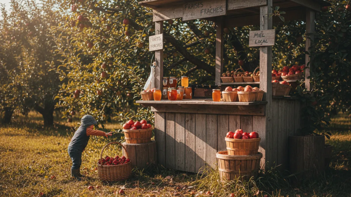 Journée en famille sur l'île d'Orléans près de Québec
