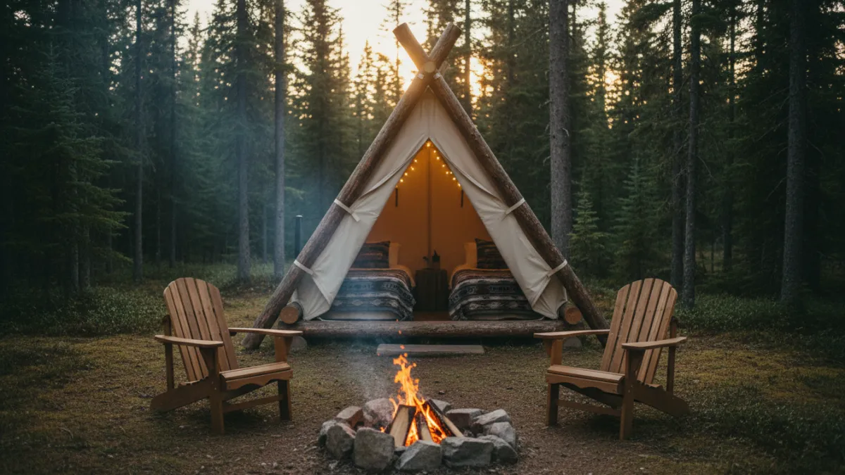Nuit en tente oTENTik dans les parcs nationaux du Canada